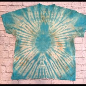 Tie Dye T Shirt Upcycled Mens sz. 2XL